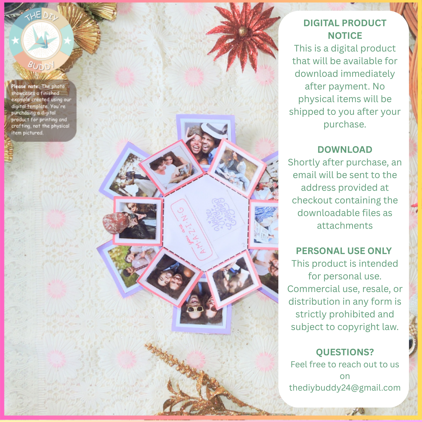 Hexagonal surprise love box