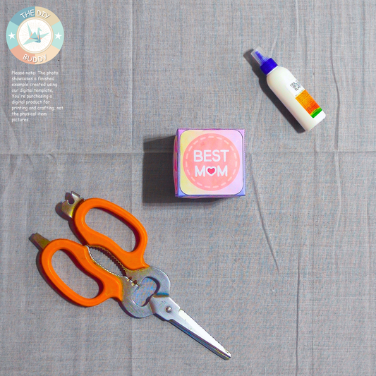 DIY surprise photo box gift for mom