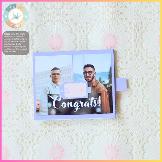 Congrats reveal card