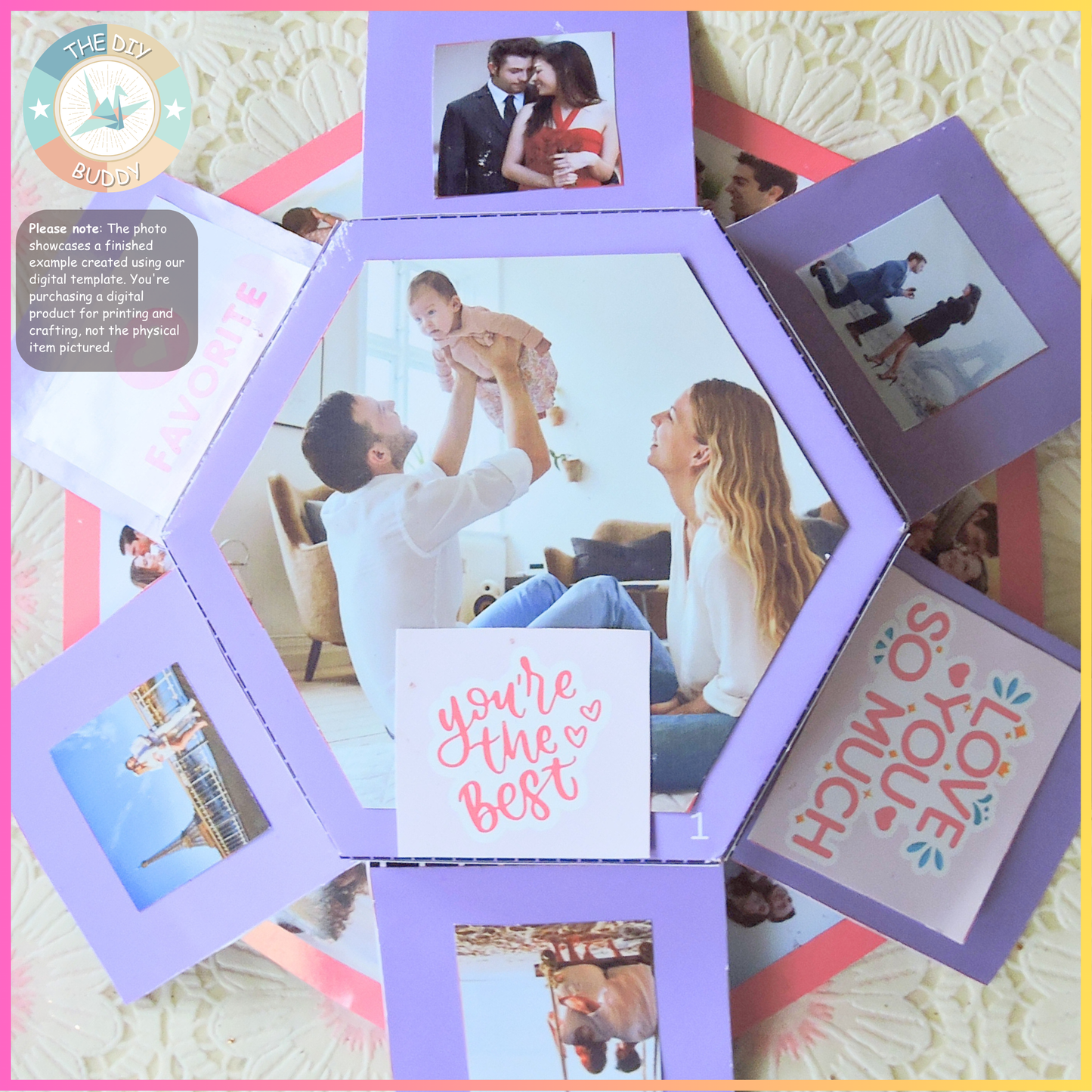 Hexagonal surprise love box